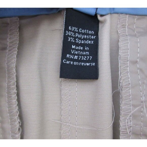 Apt 9 Career Slacks Size 14 Tan Dress Pants Modern Fit Trouser Leg Stretch NWT - Picture 5 of 7